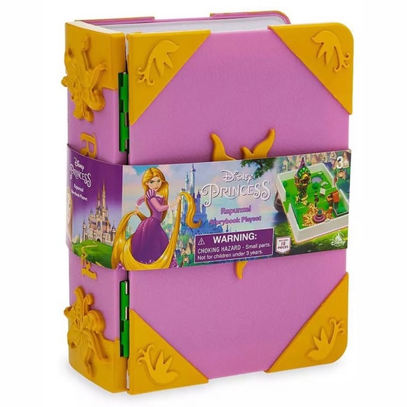 Disney Parks Tangled Princess Rapunzel Flynn Pascal Storybook Castle Playset NEW - Picture 4 of 5